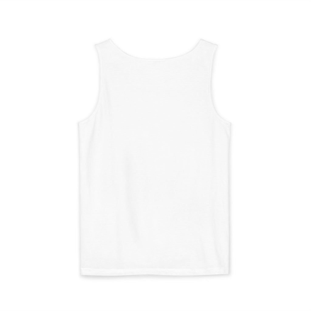 Minimal Red Comet Tank Top — Small Chest Graphic